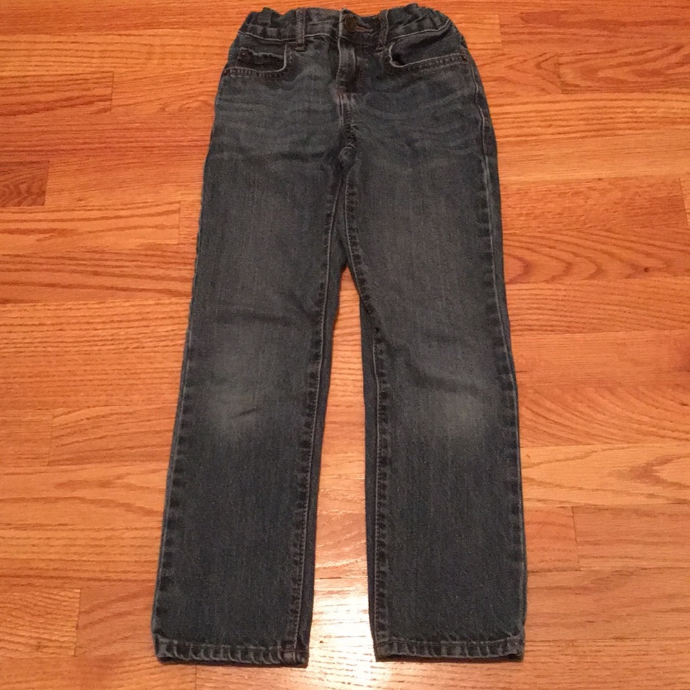 Distressed Wash Jeans